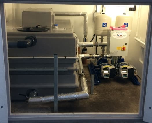 Water Storage & Pump System Installation